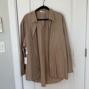 Babaton Oversized Button Down Shirt